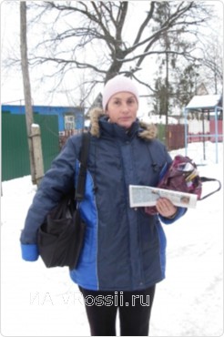 <em>Надежда Сычева, почтальон Урицкого почтамта, победитель Всероссийского конкурса 